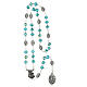 Rosary with clear emerald beads of 0.2 in s3