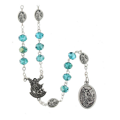 Transparent Emerald Bead Rosary 5 mm 1