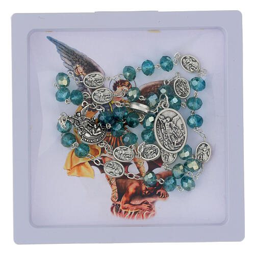 Transparent Emerald Bead Rosary 5 mm 5