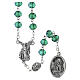 Transparent Emerald Bead Rosary 5 mm s3