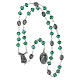 Transparent Emerald Bead Rosary 5 mm s5