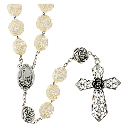 Headboard rosary with pearly beads of 0.8 in 1