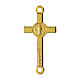 Golden Zamak pater cross, 2x1 cm s2