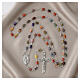 Rosary of Our Lady of the Miraculous Medal, 0.28x0.20-inch coloured glass beads s2