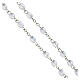 Rosary of Our Lady of the Miraculous Medal, 0.24x0.16-inch crystal‑effect glass beads s4