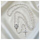 Miraculous Mary rosary with 6x4 mm crystal-effect glass beads s3