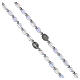 Rosary with 0.2-inch barrel-cut glass beads and Miraculous Medal s4