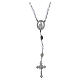 Miraculous Madonna Rosary with 5 mm Glass Beads s1