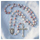 Miraculous Madonna Rosary with 8 mm Pink Beads s2