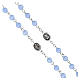 St. Michael the Archangel rosary with 0.24-inch light-blue beads s3