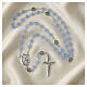 Chapelet Saint Michel archange grains bleus 6 mm s2