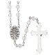 Our Lady of the Miraculous Medal rosary with 0.24-inch glass-effect beads s4