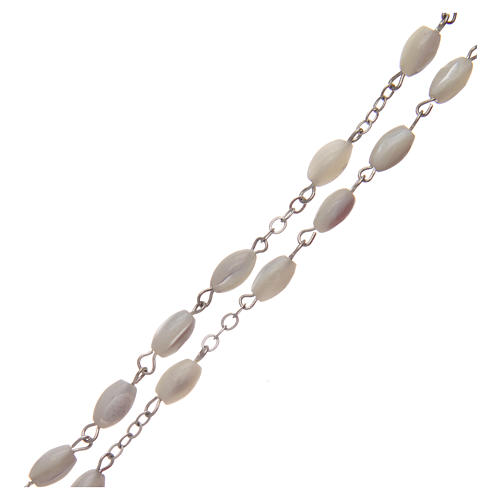 Rosario vetro marrone Padre Pio 3