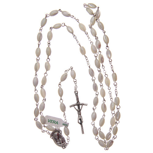 Rosario vetro marrone Padre Pio 4