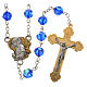 Rosary with Archangel in crystal 8mm s1