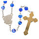 Rosary with Archangel in crystal 8mm s2