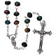 Rosary with multifaceted green grains s1