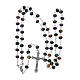 Rosary with multifaceted green grains s4