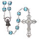 Glass rosary 7 mm water color s2