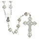 Glass rosary 7 mm crystal s2