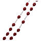 Glass rosary ladybug shaped beads 6 mm s3