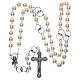 Rosary in glass for wedding with 4x5 mm grains s4