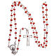 Rosary striped glass 5 mm s4