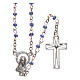 Rosary striped glass 3 mm s1