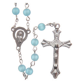 Rosary round glass beads 6 mm