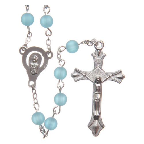 Rosary round glass beads 6 mm 2