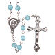 Rosary round glass beads 6 mm s2