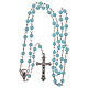 Rosary round glass beads 6 mm s4