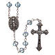 Rosary in faceted crystal with 8mm beads s1