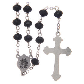 Faceted crystal rosary with 8mm beads