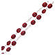Glass rosary ladybug red beads 6 mm s3