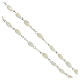 Rosary in genuine Mother of Pearl, oval 5x8 mm beads s3