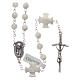 Rosary in genuine Mother of Pearl, round 6 mm beads s1