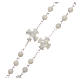 Rosary in genuine Mother of Pearl, round 6 mm beads s3