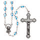 Rosary in glass, round 6 mm beads s1