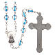 Rosary in glass, round 6 mm beads s2