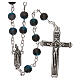 Rosary Our Lady of Fatima red glass 4 mm s1
