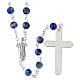 Rosary Our Lady of Fatima red glass 4 mm s2