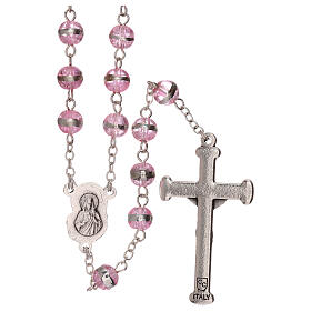 Rosary with lilac beads 3 mm