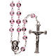 Rosary with lilac beads 3 mm s1