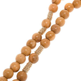 Rosary 20 decades in Olive wood 5 mm