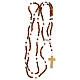 Rosary 20 decades in Olive wood 5 mm s4