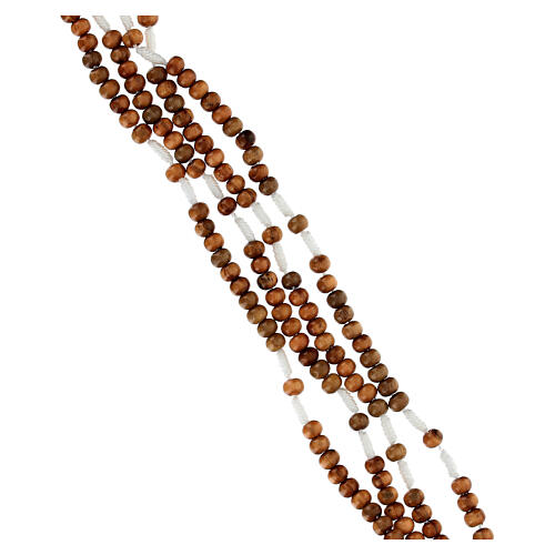 Rosary 20 decades in Olive wood 5 mm 3