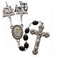 Rosary beads, stations of the cross, black s1