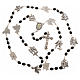 Rosary beads, stations of the cross, black s4