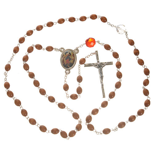 Rosario Madonna Che Scioglie I Nodi Rosario della Madonna che scioglie i nodi - legno naturale | vendita